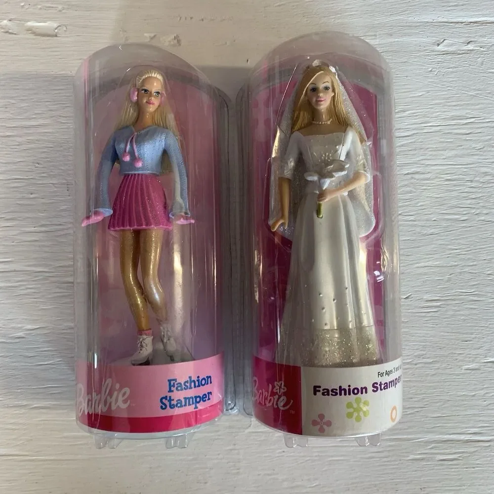 VTG Lot Of 2 Barbie Fashion Stamper Doll Wedding Bride And Ice Slate Tara Mattel